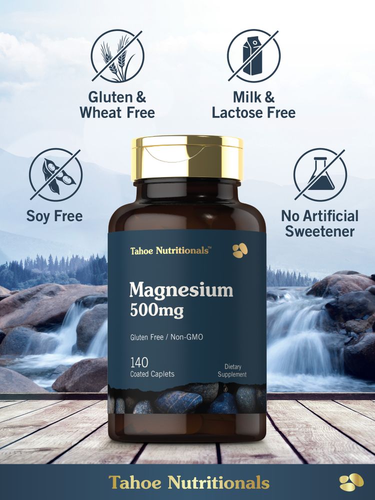 Magnésium 500mg par portion | 140 Comprimés