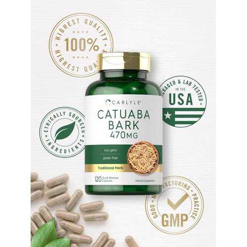 View 5 Corteza de Catuaba 470mg | 120 Cápsulas