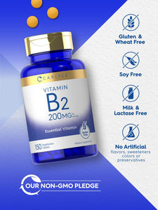 Vitamin B-2 200mg | 150 Tablets