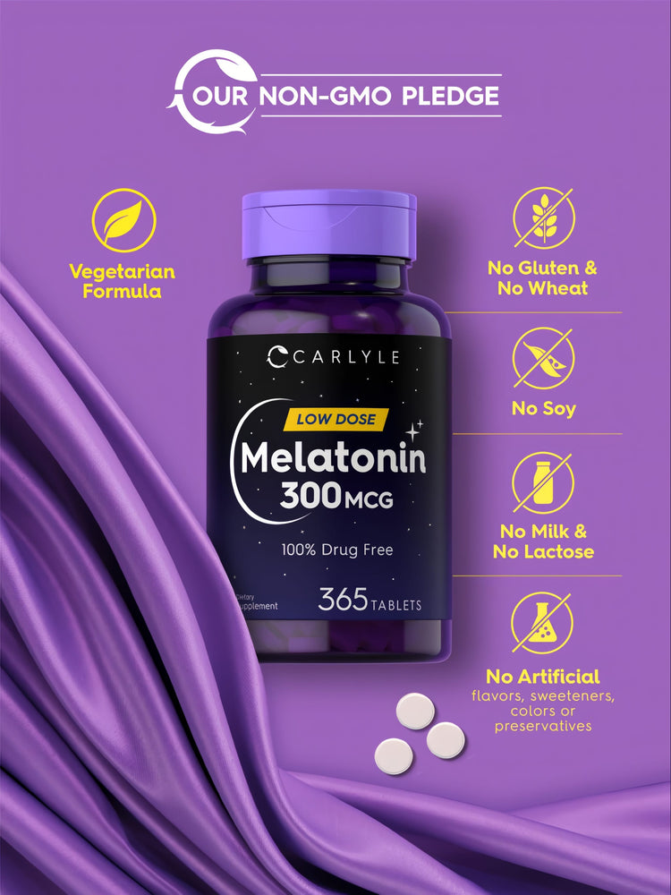 Melatonin 300mcg | 365 Tabletten