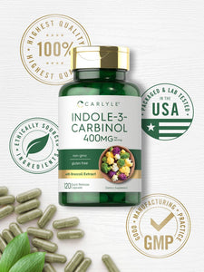 Indole-3-Carbinol 400mg | 120 Capsules