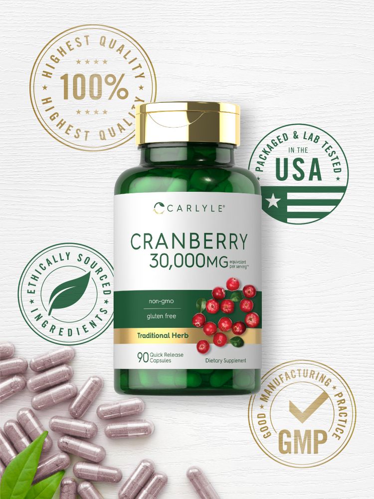 Cranberry 30,000mg per serving | 90 Capsules