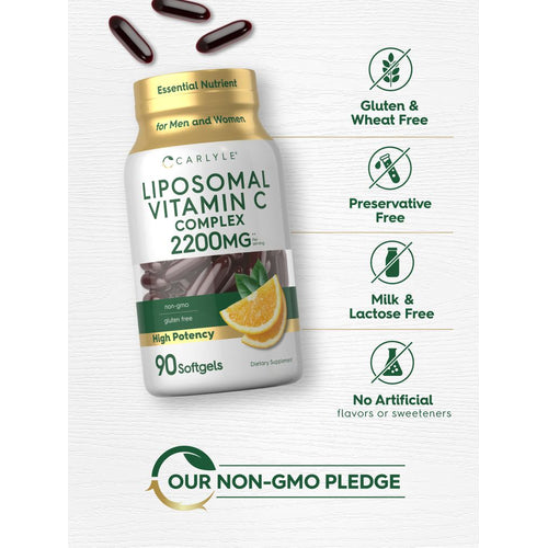 View 5 Liposomal Vitamin C 2200mg per serving | 90 Softgels