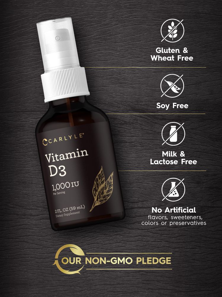 Vitamin D-3 1000IU | 4oz Liquid Spray