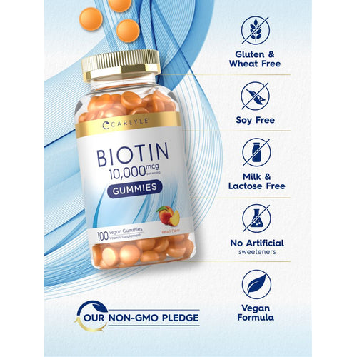 View 5 Biotin 10000mcg per serving | 100 Gummies