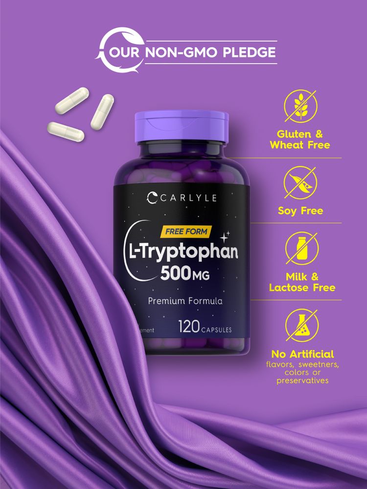 L-Triptofano 500mg | 120 Capsule