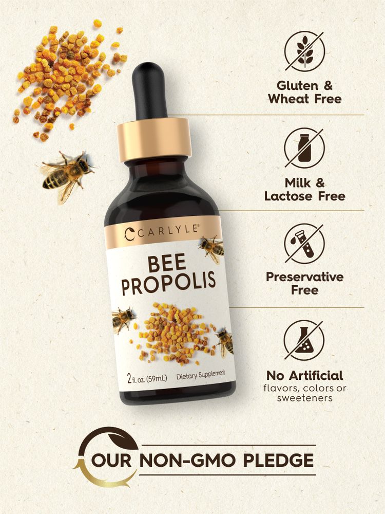 Propolis d'Abeille | Gouttes Liquides 60 ml