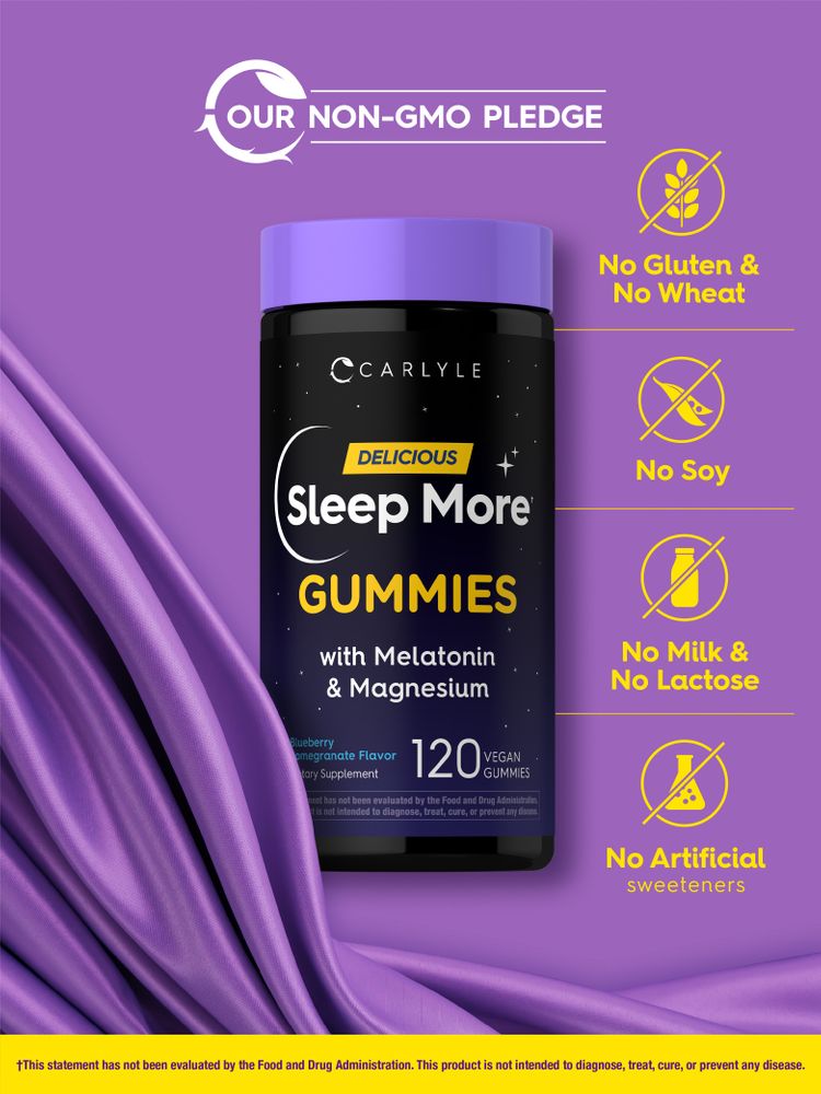 Gomitas para Dormir con Melatonina y Magnesio | 120 Unidades