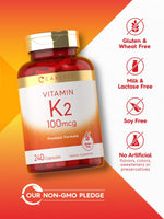Load image into Gallery viewer, Vitamin K-2 100mcg | 240 Capsules
