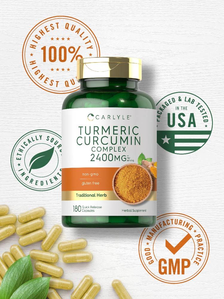 Curcumina di Curcuma 2400mg per porzione | 180 Capsule