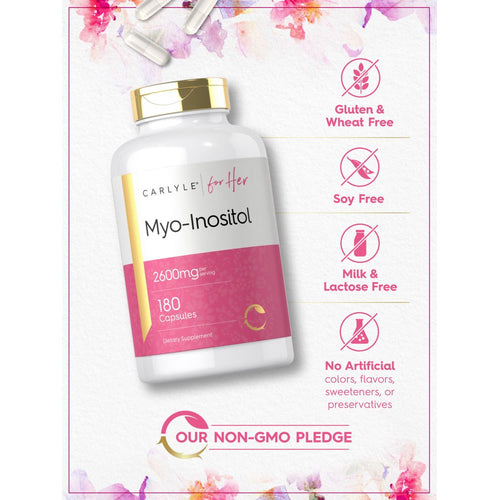 View 6 Myo-Inositol 2600mg par portion | 180 Capsules
