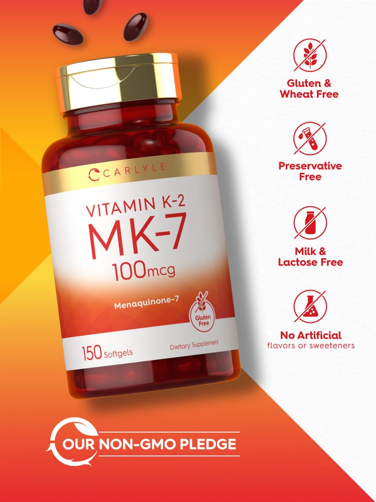 Vitamin K2 100mcg | 150 Softgels