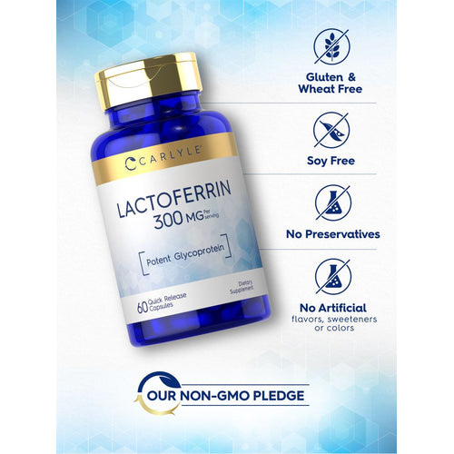 View 5 Lactoferrin 300mg per serving | 60 Capsules