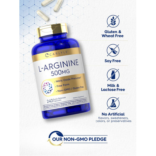 View 5 L-Arginine 500mg | 240 Capsules