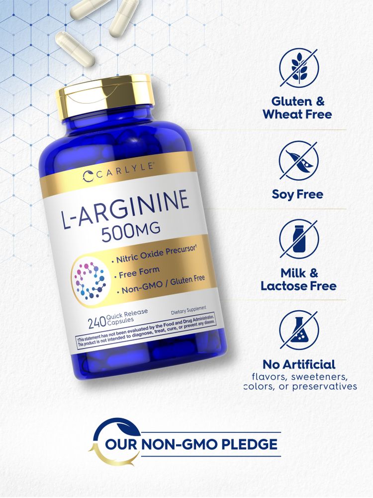 L-Arginina 500mg | 240 Capsule