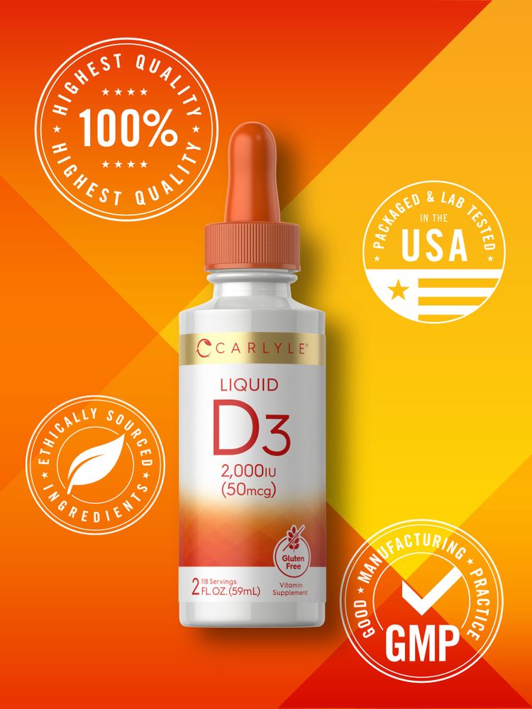 Vitamina D-3 2000IU | 2oz Líquido