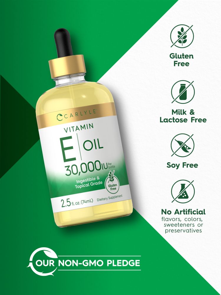 Vitamina E 30000 UI | Olio da 2,5oz