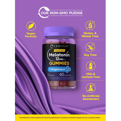 View 5 Melatonin 12mg | 60 Gummies
