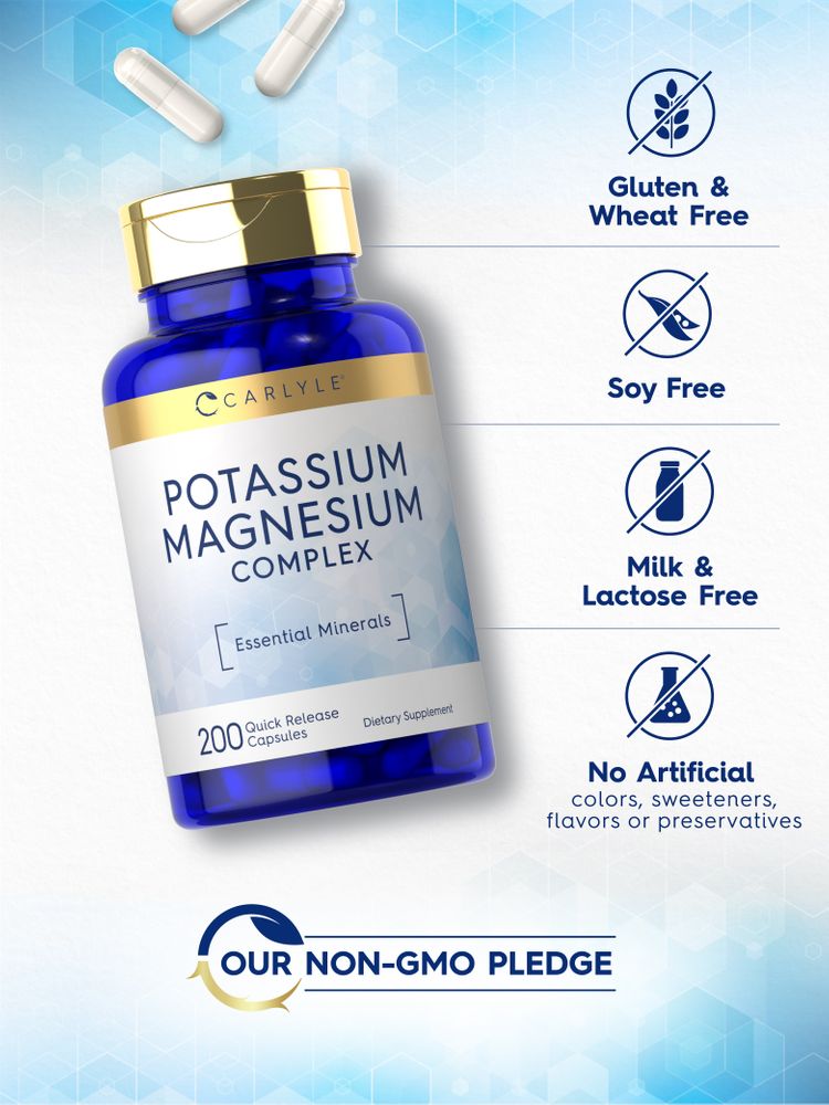 Potassium Magnesium | 200 Capsules