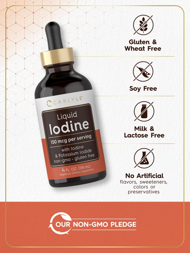 Iode 150mcg | Gouttes Liquides 4oz