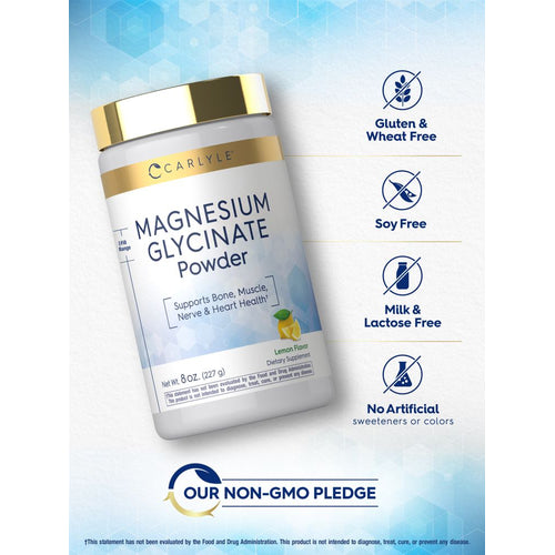 View 5 Magnesium Glycinate | 8 oz Powder