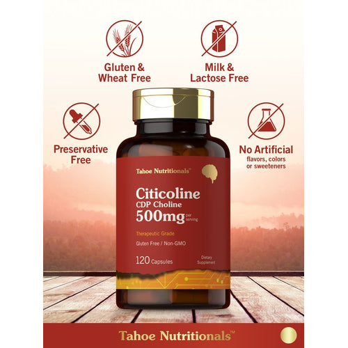 View 5 Citicolina 500mg por porción | 120 Cápsulas