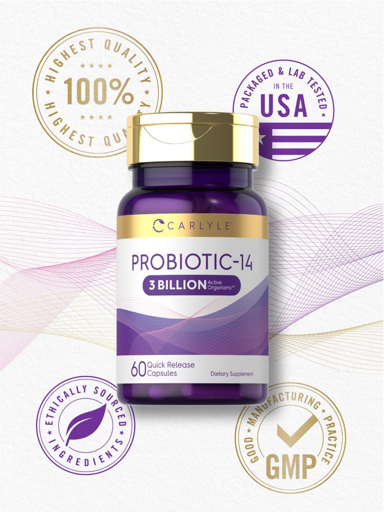 Probiotic 3 Billion CFU | 60 Capsules