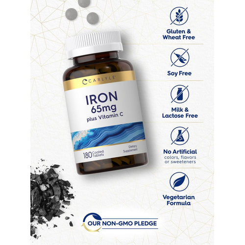 View 5 Iron 65mg with Vitamin C | 180 Tablets