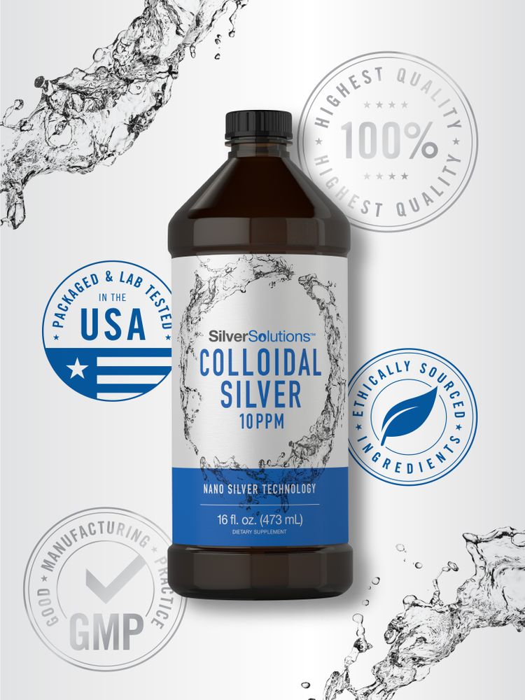 Colloidal Silver 10 PPM 8 oz. - Chambers' Apothecary