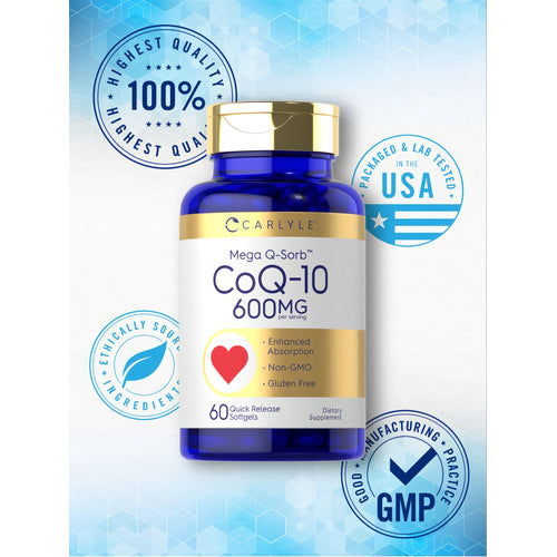 View 5 CoQ10 600mg por porción | 60 Cápsulas blandas