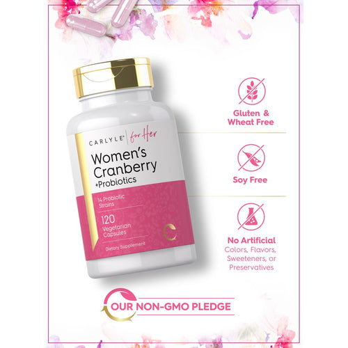 View 5 Cranberry Plus Probiotics | 120 Capsules