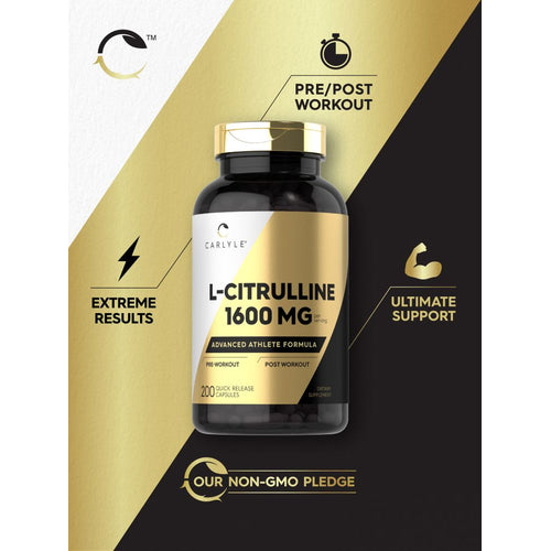 View 5 L-Citrulina 1600mg por porción | 200 Cápsulas