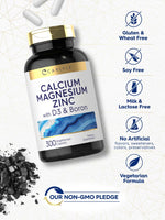 Load image into Gallery viewer, Calcium Magnesium Zinc with Vitamin D3 and Boron | 300 Caplets
