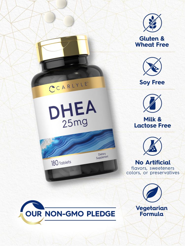 DHEA 25mg | 180 Tablets