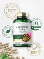 Load image into Gallery viewer, Magnolia Bark 3200 mg | 200 Capsules
