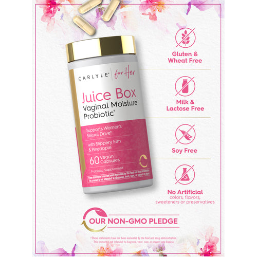View 2 Women's Probiotic for Vaginal Moisture | with Slippery Elm and Pineapple