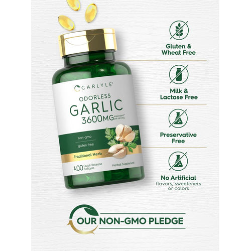 View 5 Odorless Garlic Extract | 400 Softgels