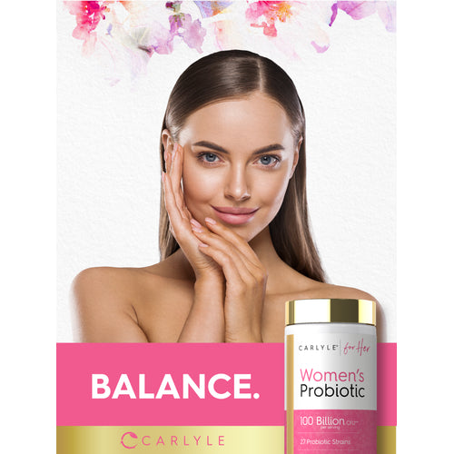 View 6 Women's Probiotic and Prebiotic Supplement | 100 Billion CFU