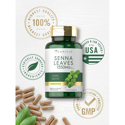 View 6 Senna Leaves | 1350 mg
