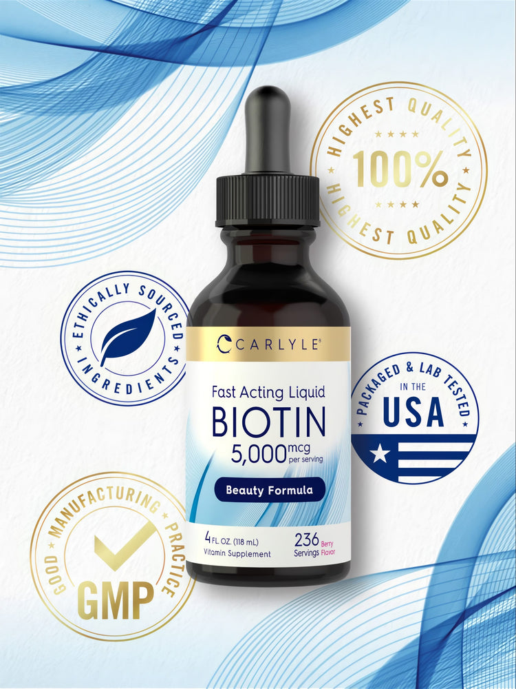 Biotin 5000mcg | 4oz Liquid