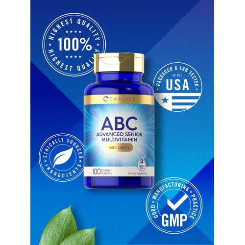 View 6 Multivitamin for Adults 60 Plus | 100 Caplets