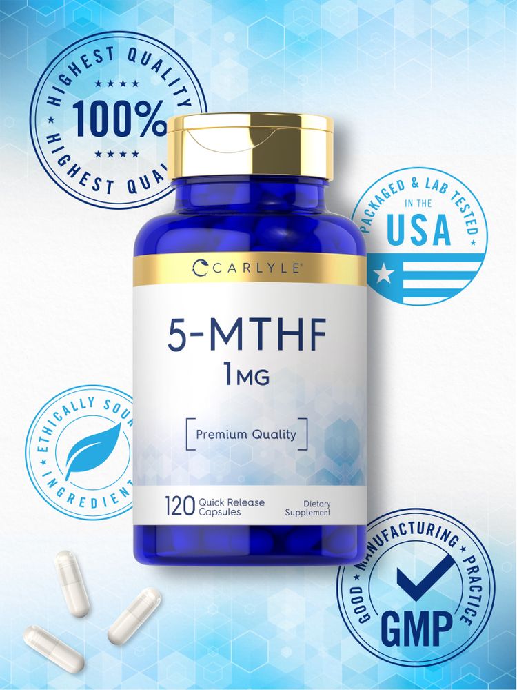 5-MTHF 1mg | 120 Capsules