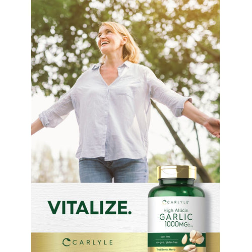 View 6 Alho Alto Allicin 1000mg por porção | 180 Comprimidos