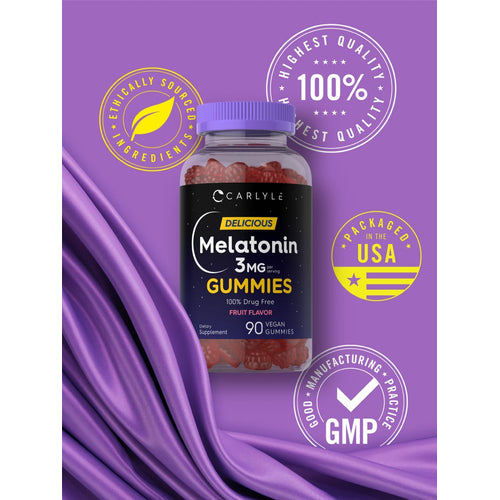 View 6 Melatonina 3mg por porção | 90 Gomas