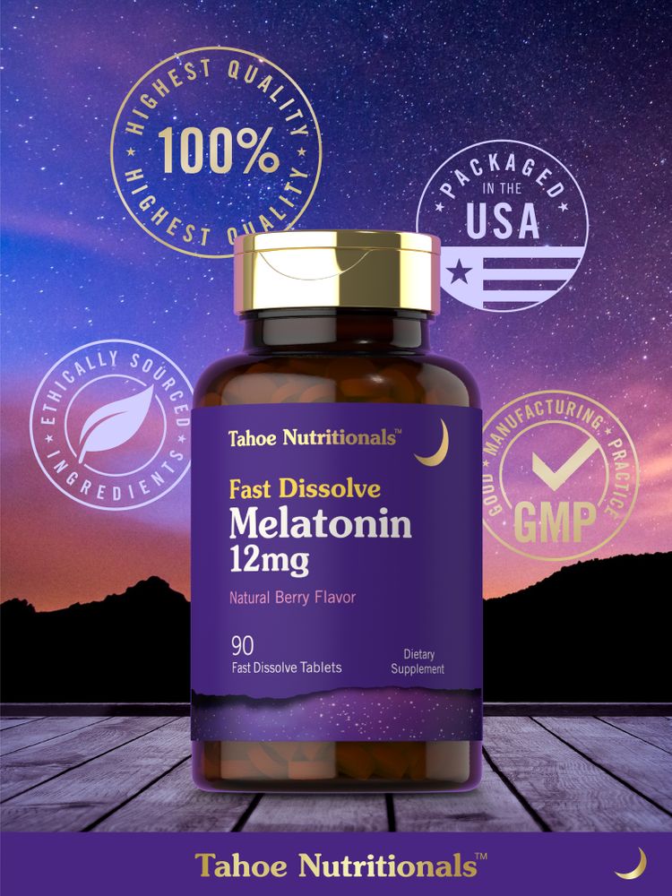 Melatonin 12mg | 90 Tablets