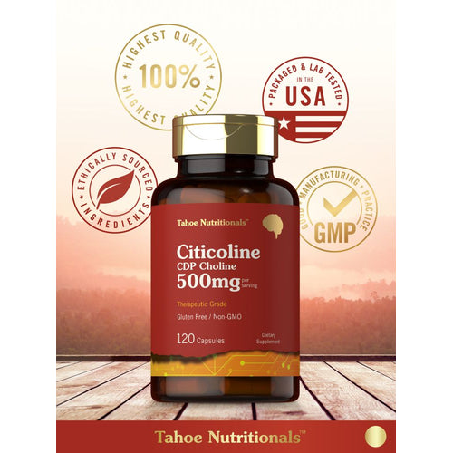 View 6 Citicolina 500mg por porción | 120 Cápsulas