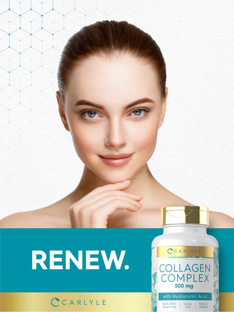 Collagen with Hyaluronic Acid | 90 Capsules