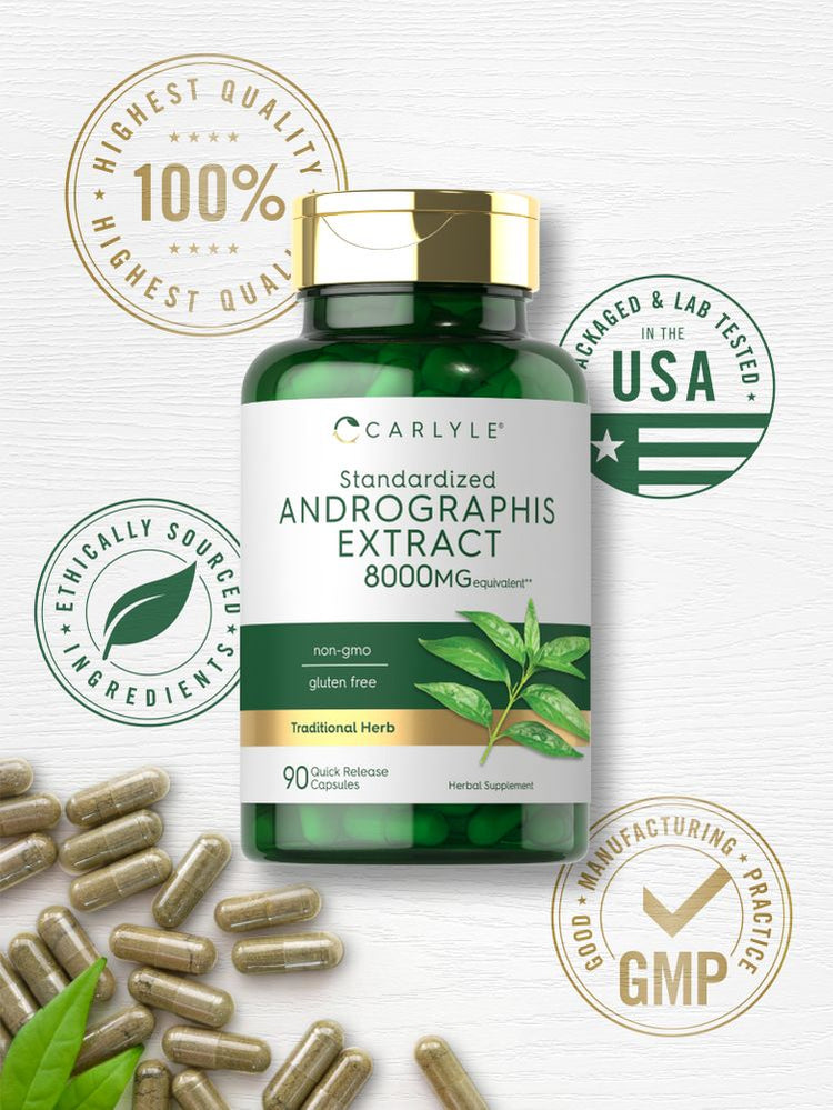 Andrographis Paniculata 8000mg | 90 Cápsulas