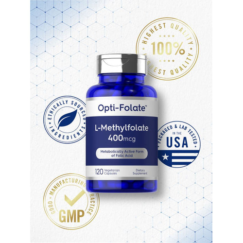 View 6 L-Methylfolate 400mcg | 120 Capsules