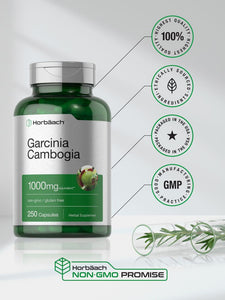 Garcinia Cambogia Pills 1000mg | 250 Capsules